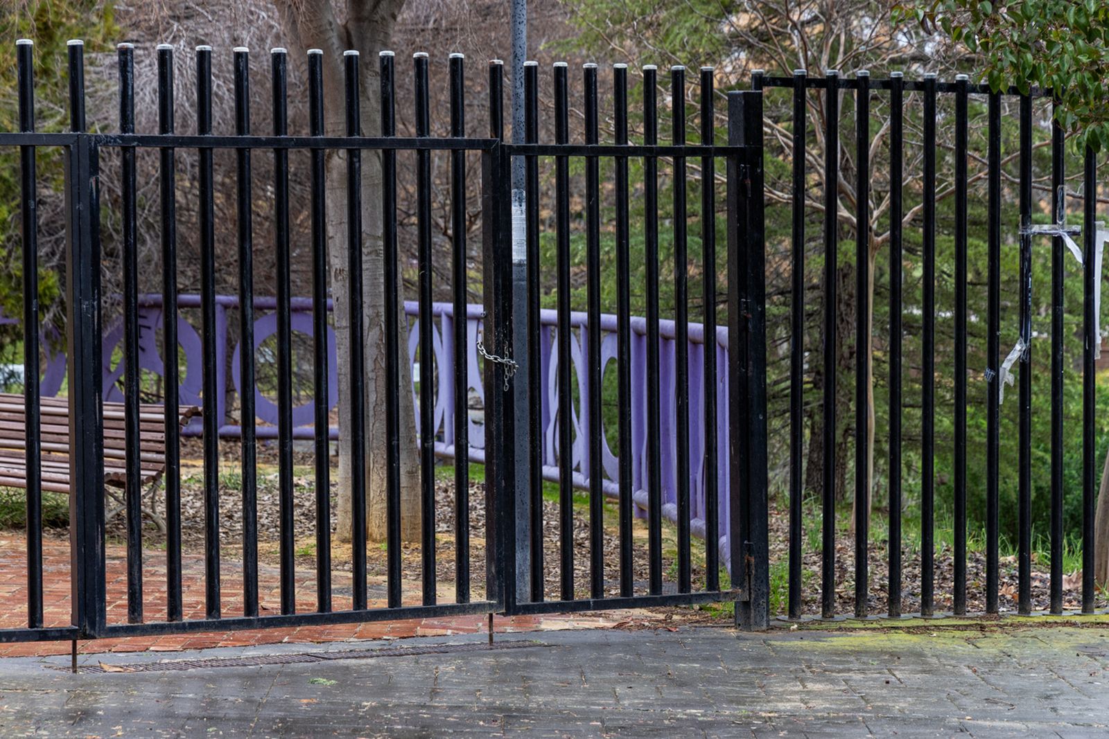 Parques cerrados por el temporal