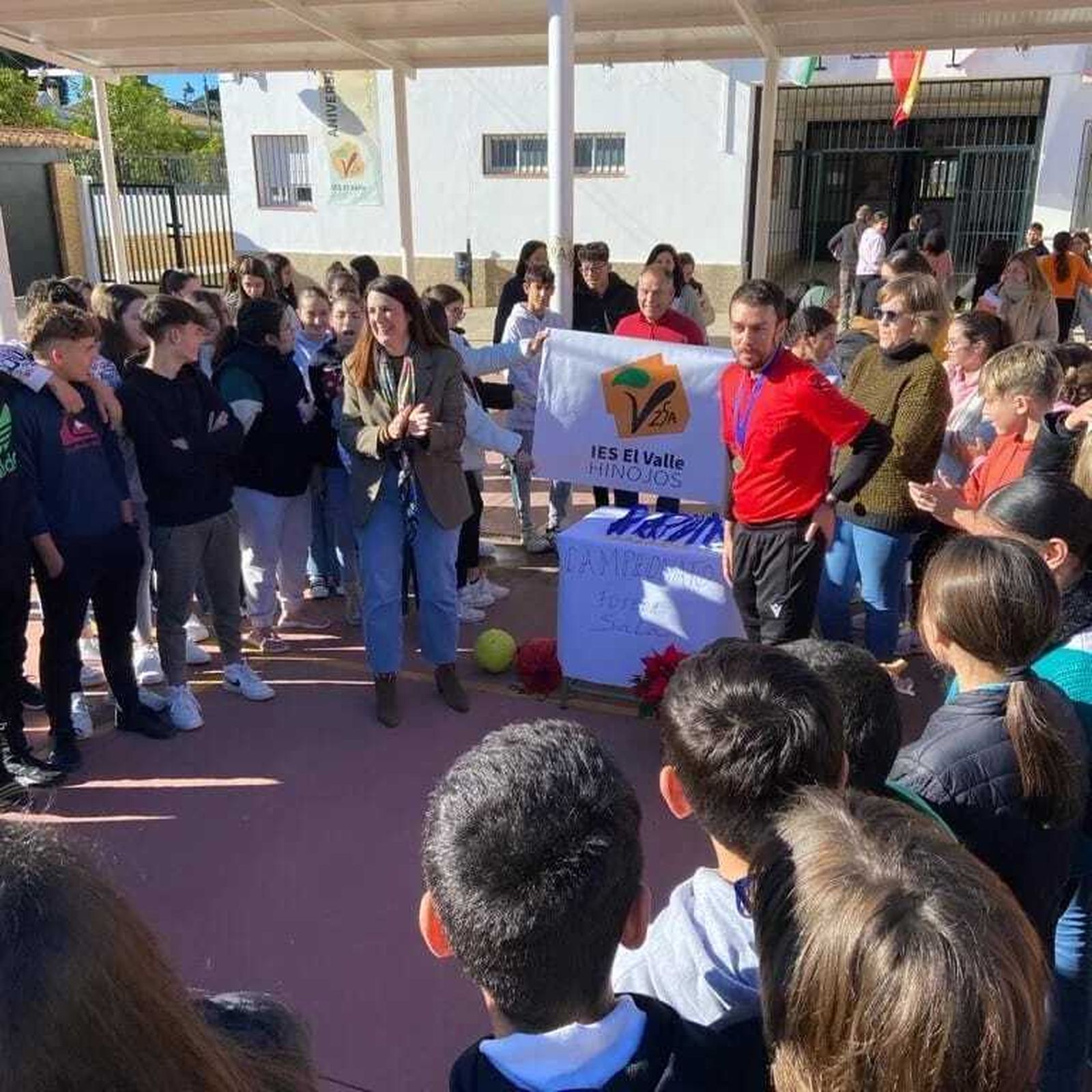 Un instituto de Hinojos, referente en España con un proyecto internacional de promoción de hábitos saludables