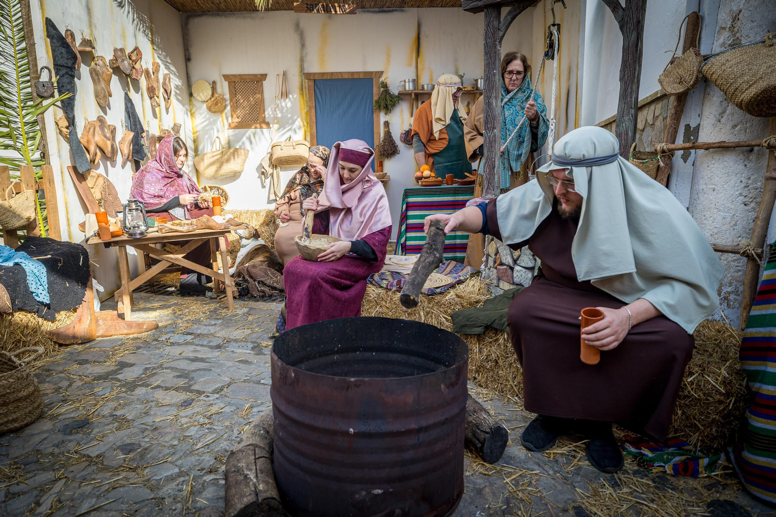 Las imágenes del belén viviente de Medina 2025