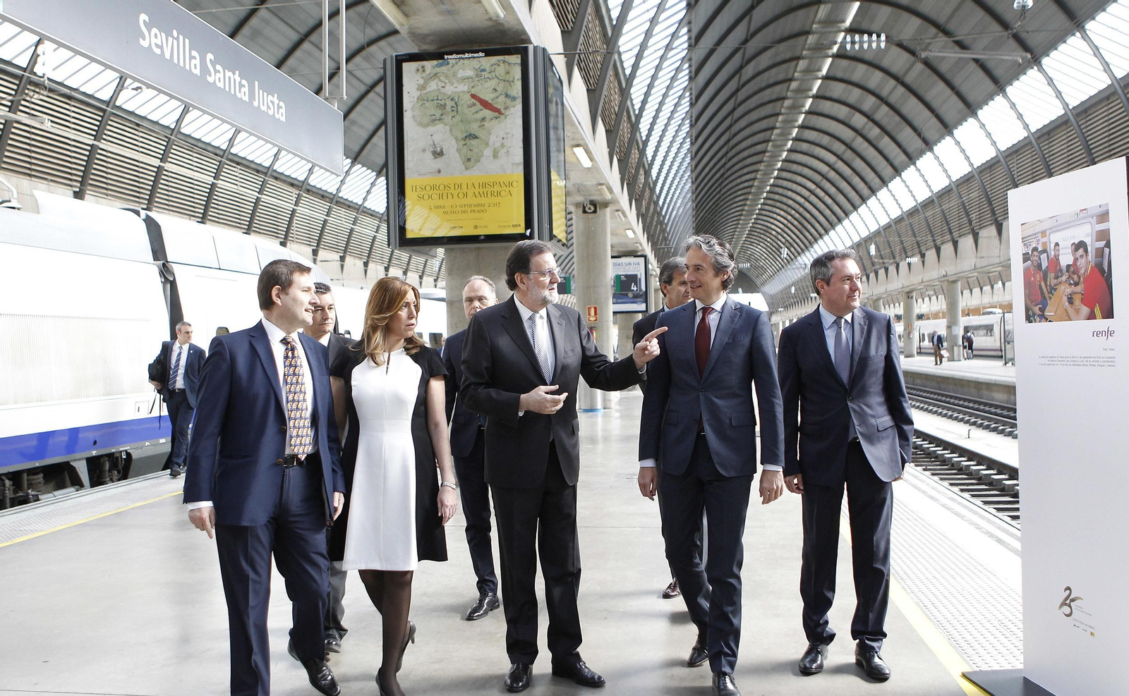 Las imágenes de la conmemoración de los 25 años del AVE