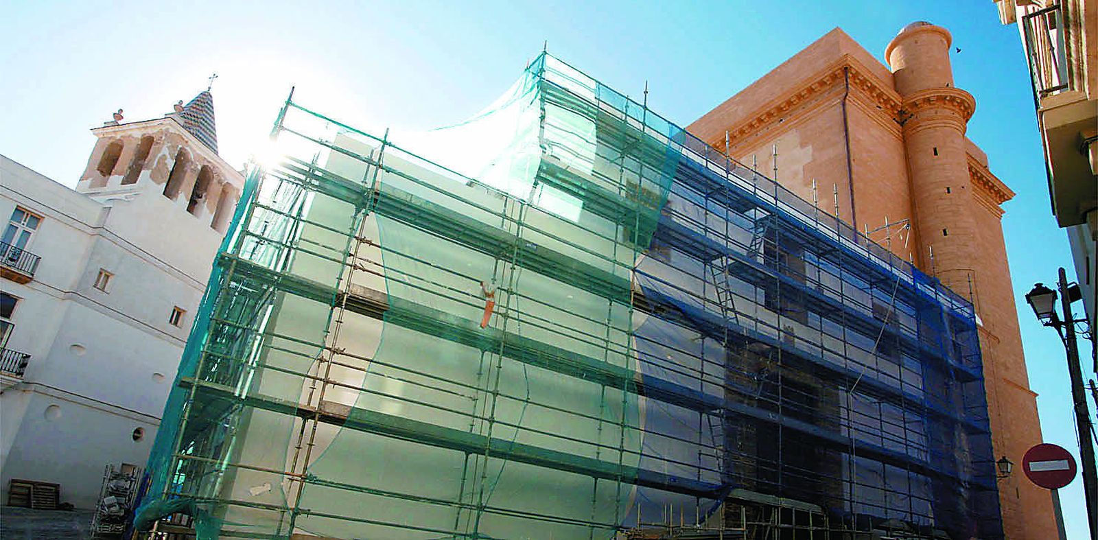 Obras en la Catedral Vieja en 2007-