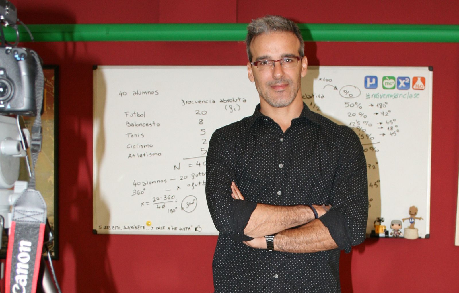 "Quería notar la sonrisa de un chaval al entender algo"