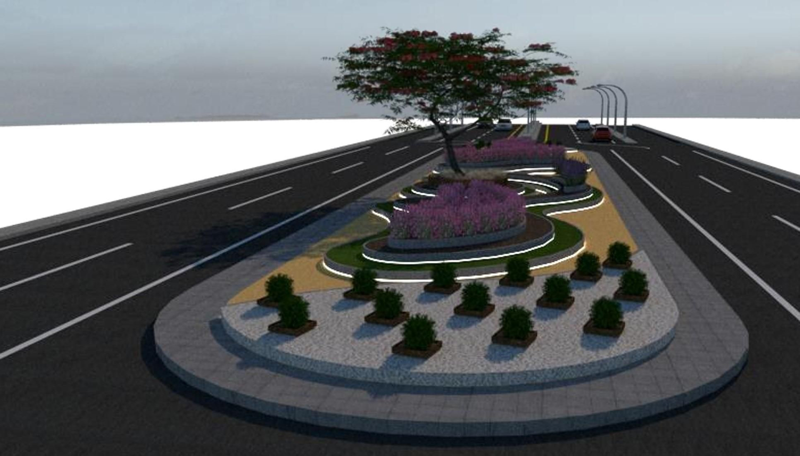 Proyecto Ajardinamiento Glorieta.