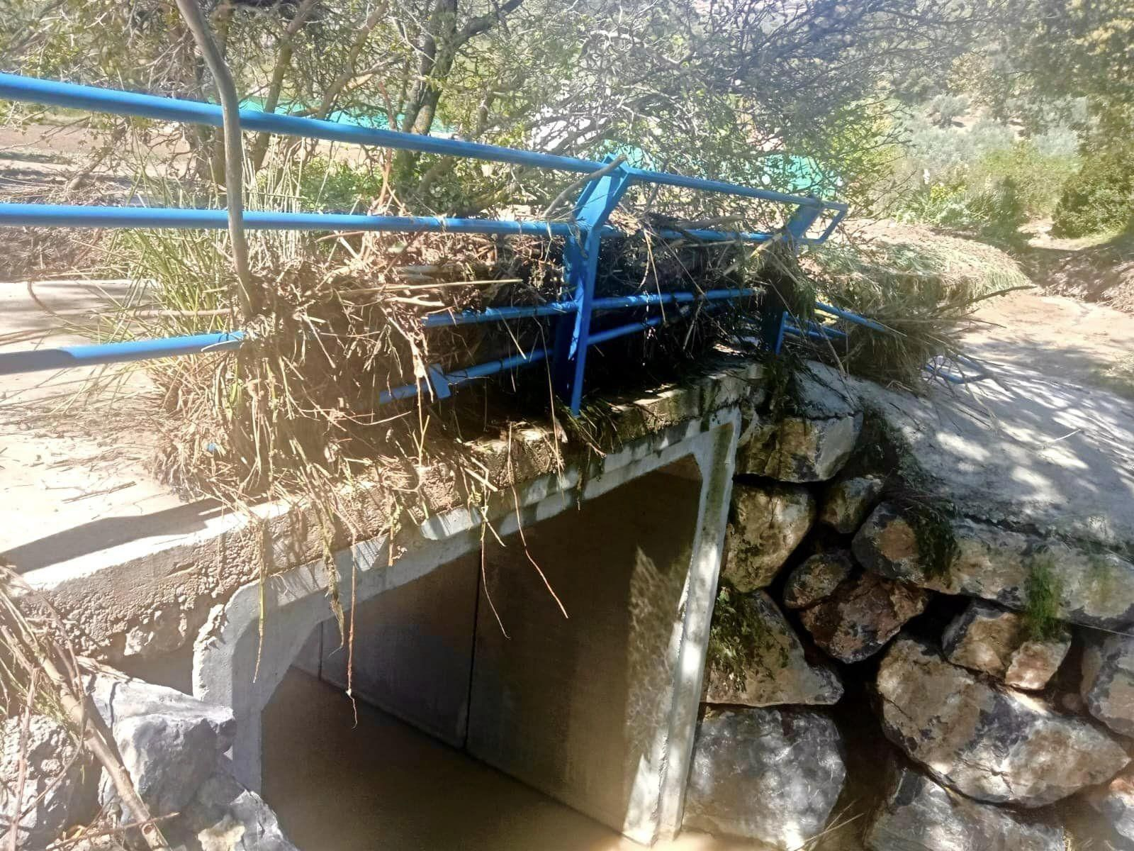 En imágenes los daños sufridos por el temporal en Charilla, Alcalá la Real