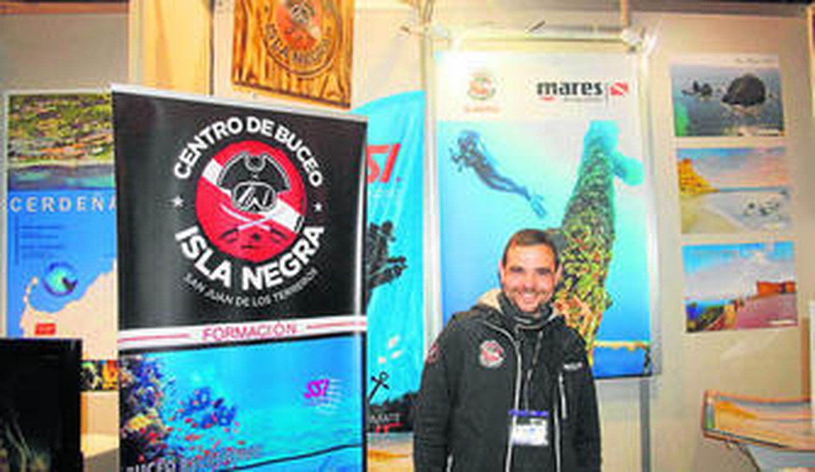 Rubén Nieto, gerente de Buceo Isla Negra.