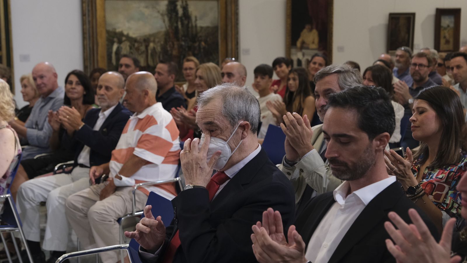 Imágenes de la entrega del Escudo de Oro de la Diputación de Almería a Ambrosio Sánchez