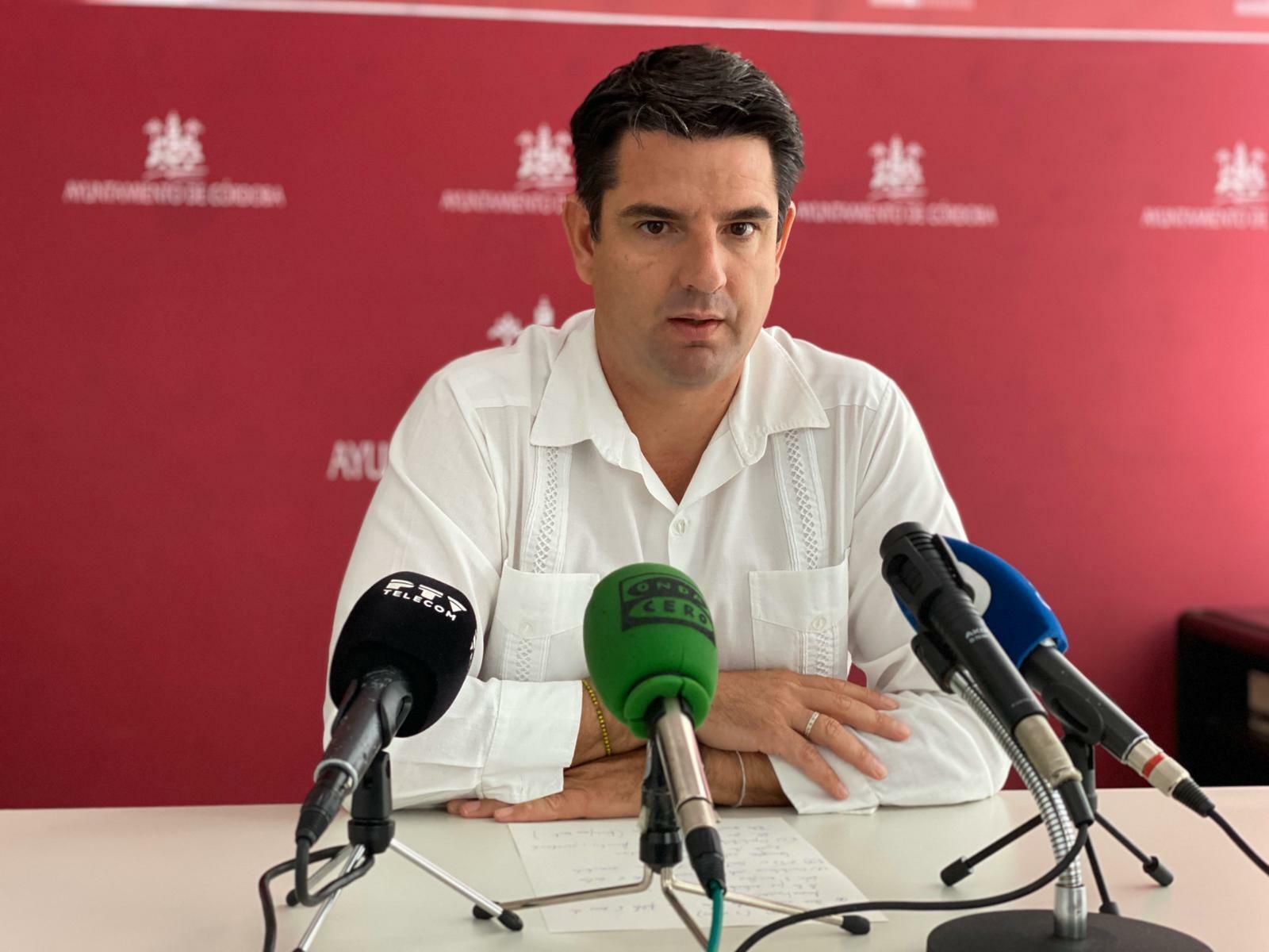 El portavoz de IU en el Ayuntamiento, Pedro García.