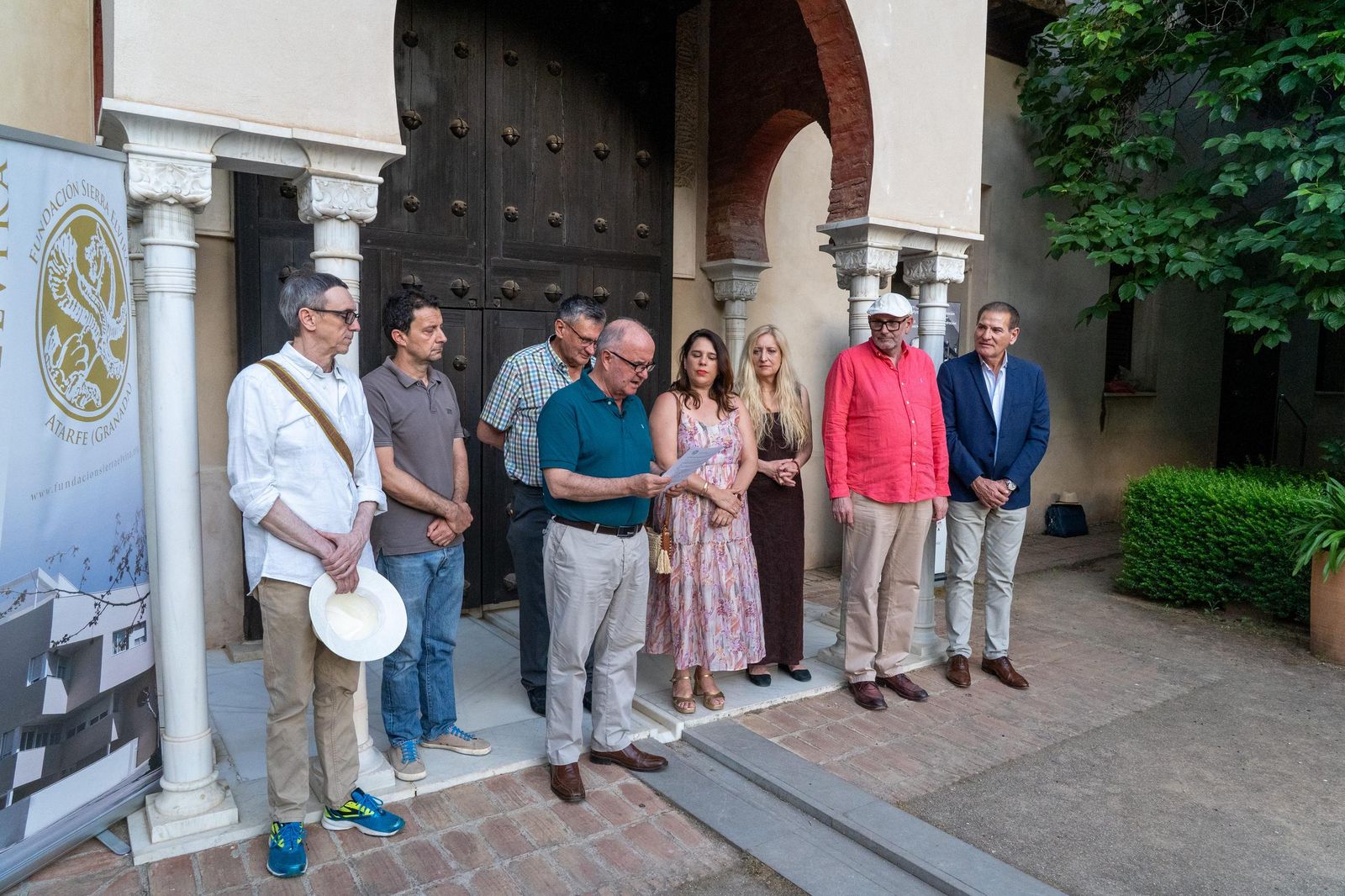 Los integrantes del II Premio de Novela Corta Francisco Ayala en la lectura del fallo.