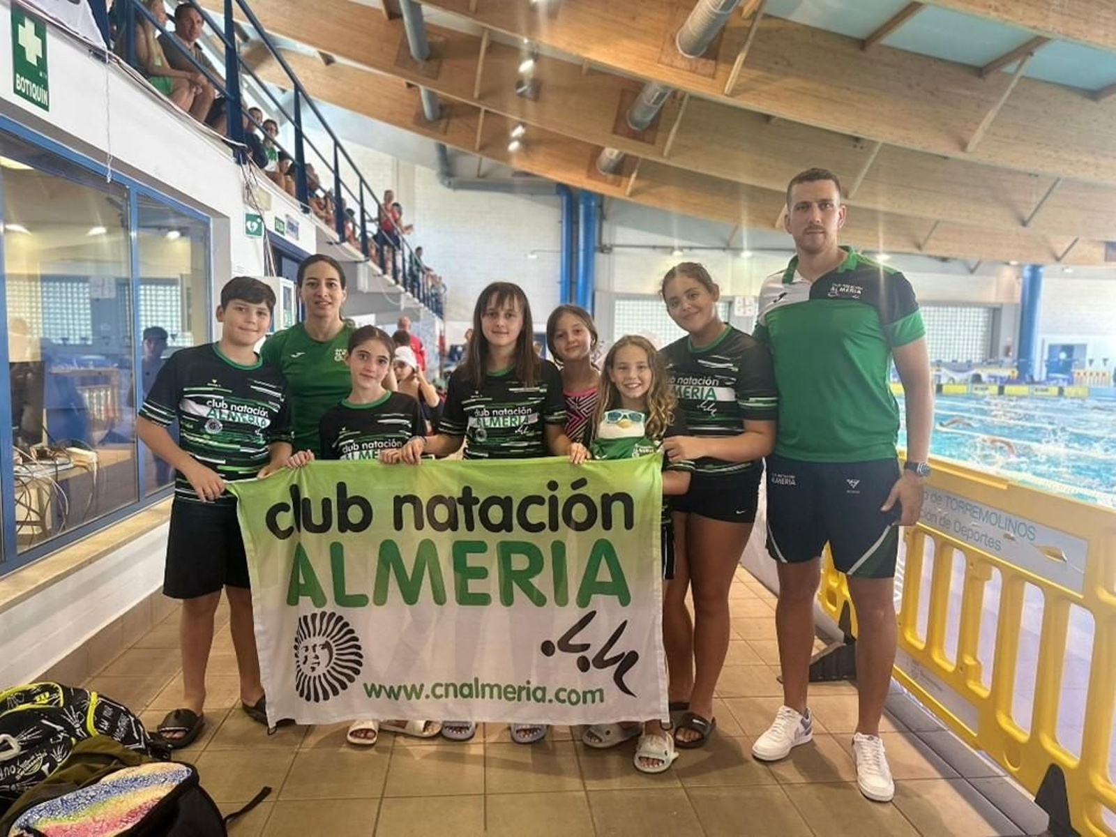 Los participantes del CN Almería en la competición de Andalucía.