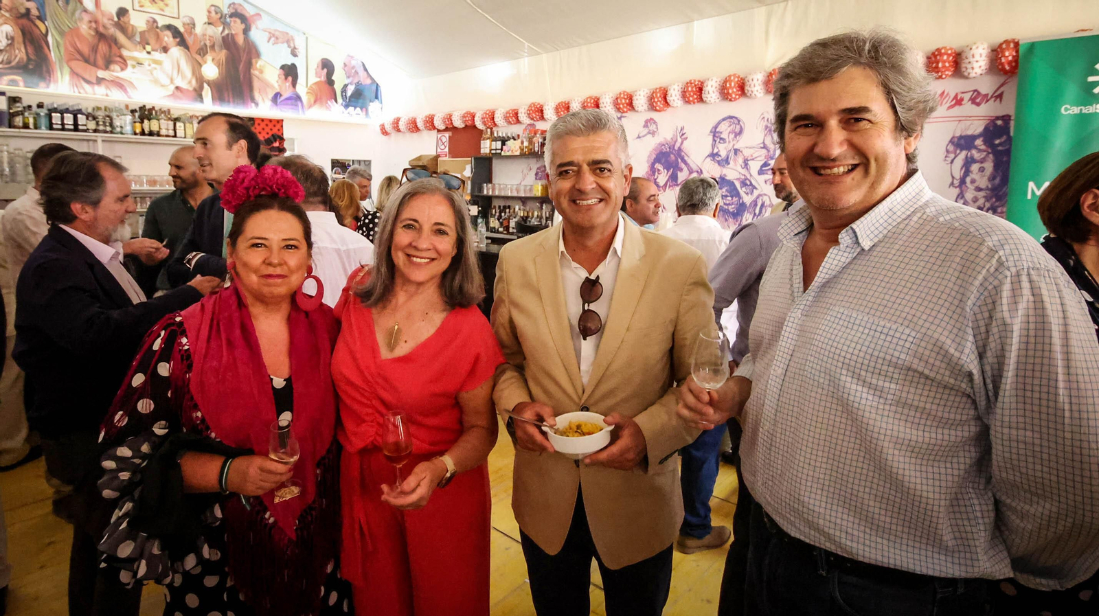 Inauguración de la caseta de Canal Sur en la Feria de Jerez