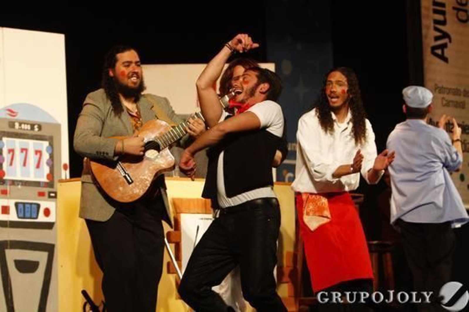 Cuarteto 'Los que están al pie del cañón'  Foto: Lourdes de Vicente