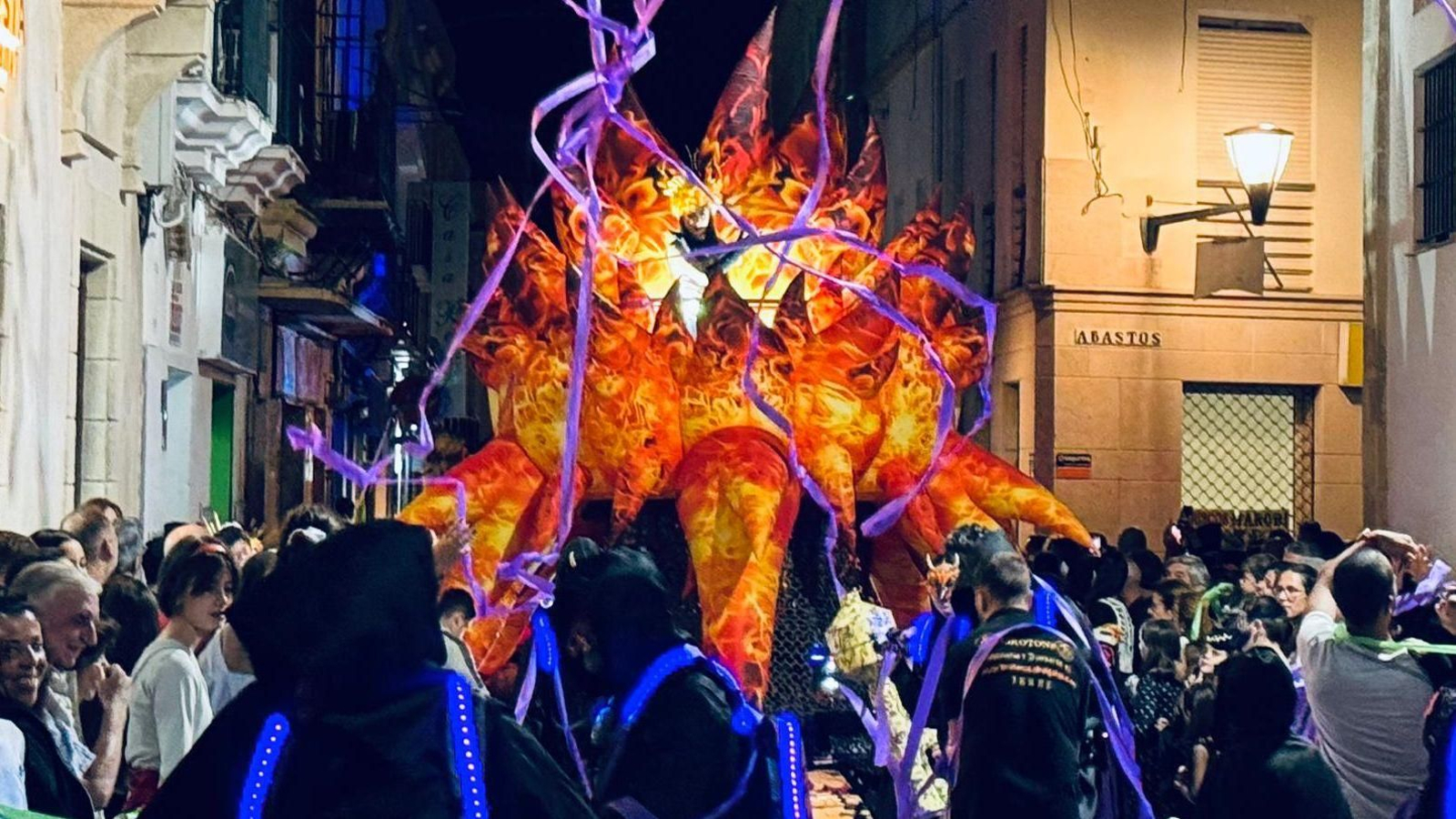 Una imagen de la cabalgata de Halloween.