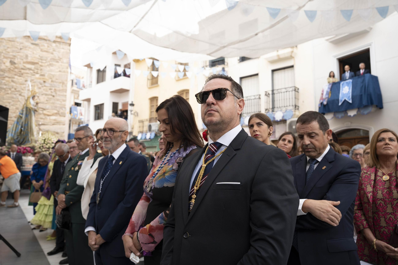 Las imágenes de la misa y procesión en Macael por las fiestas en honor a Nuestra Señora del Rosario