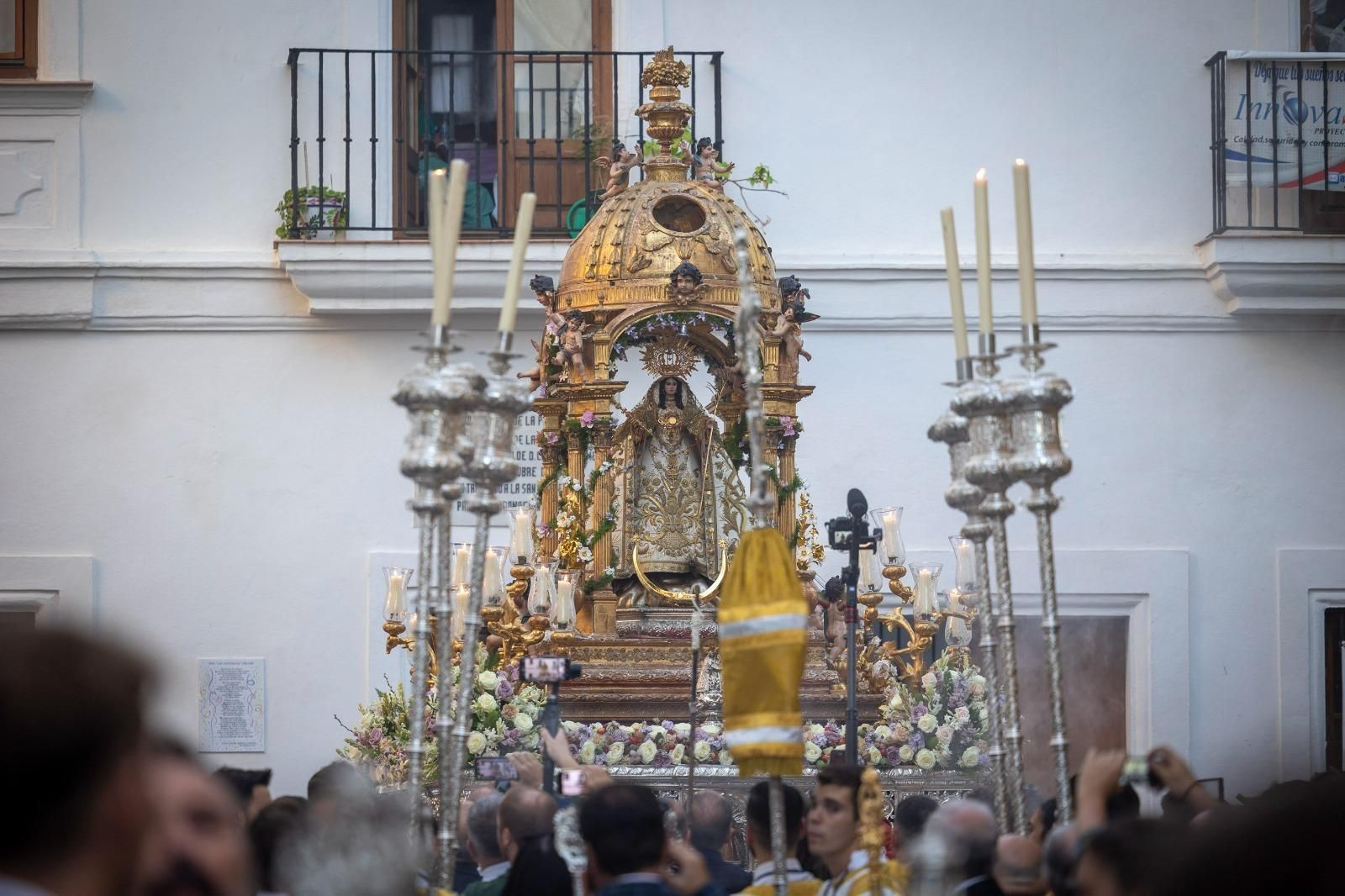 Las imágenes de la procesión de la Virgen de la Palma