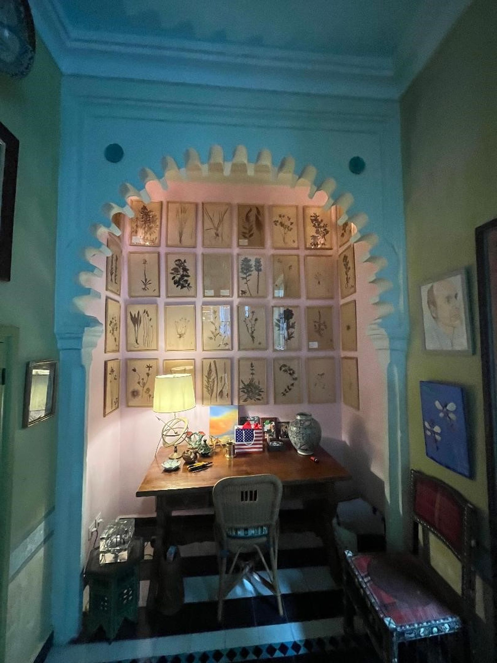 Imágenes de la vivienda en Tánger del interiorista americano Frank de Biasi