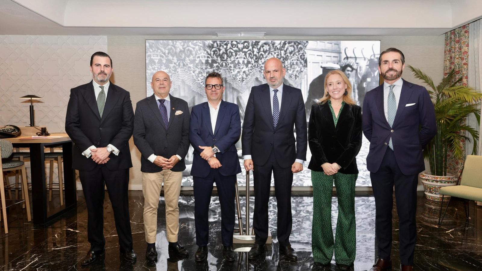 Fotografía del acto de presentación de esta muestra