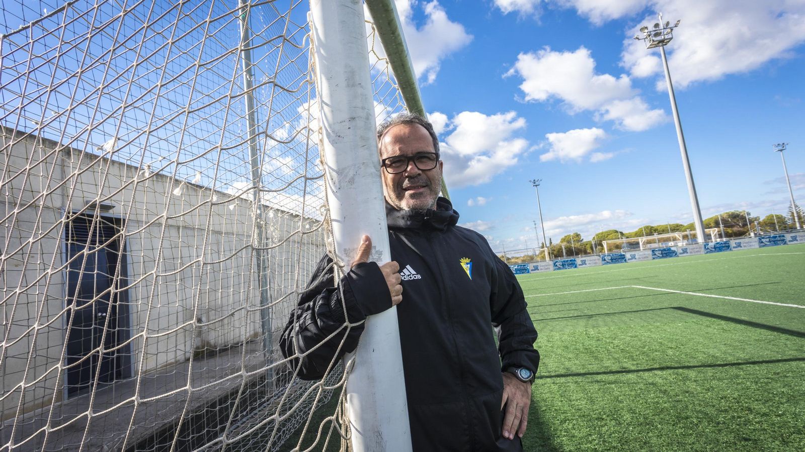 Álvaro Cervera, en la Ciudad Deportiva de El Rosal.