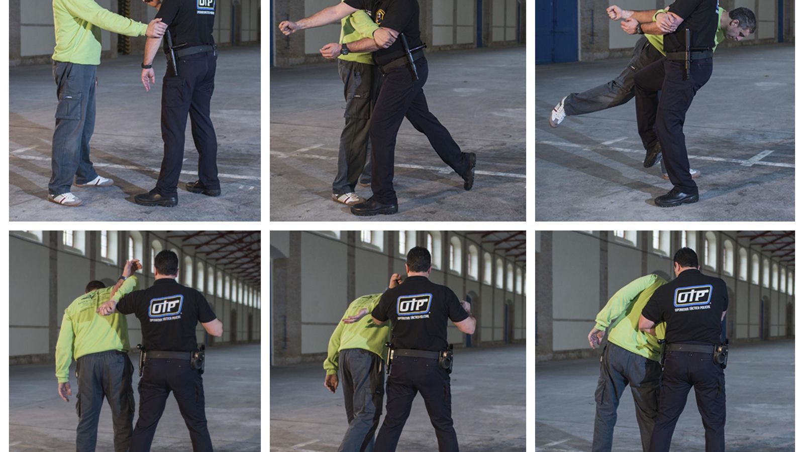 José Carlos Vera en una demostración de la Operativa Táctica Policial.