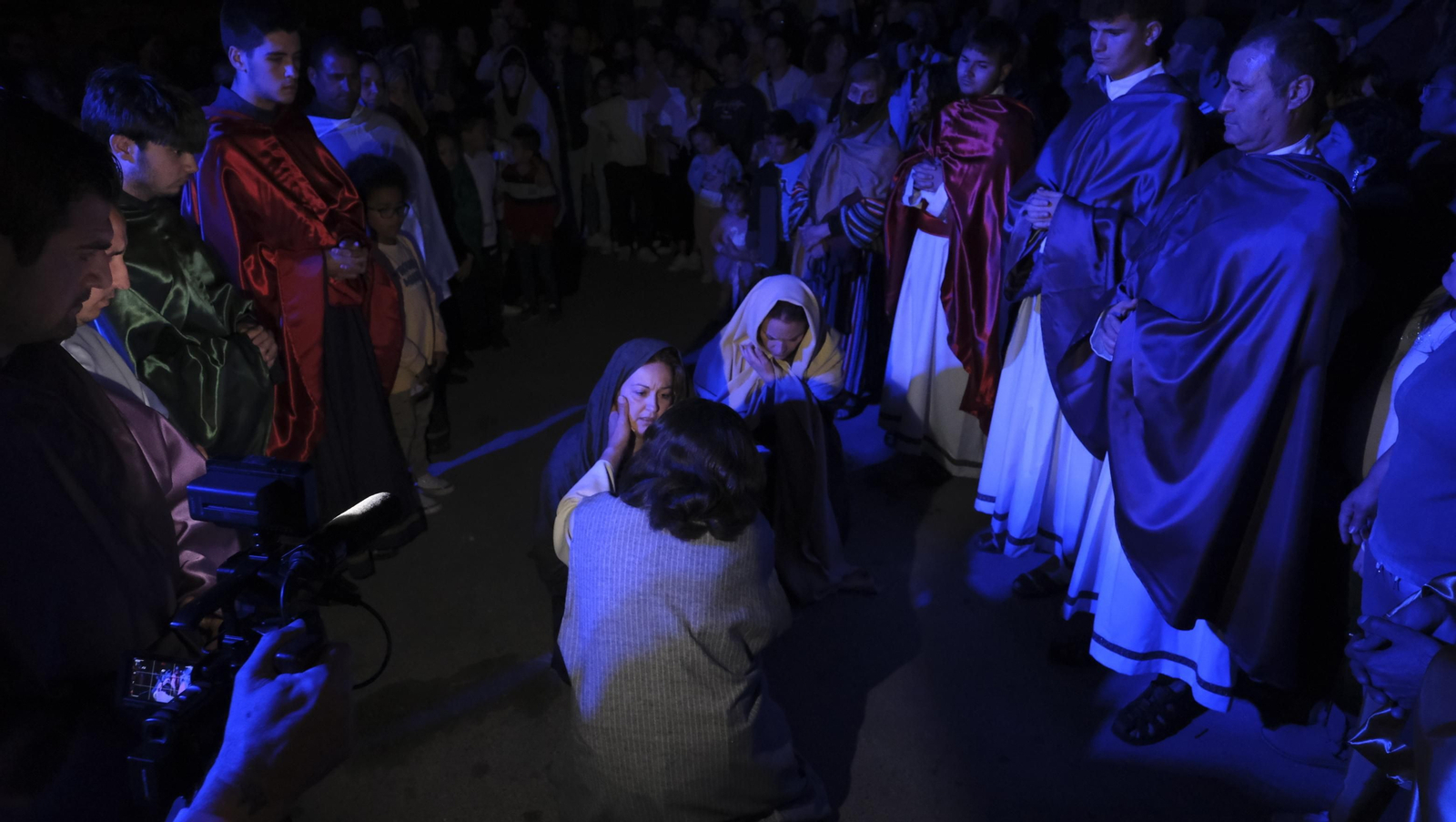 Imágenes de la Pasión Viviente en la Semana Santa de Gádor 2023