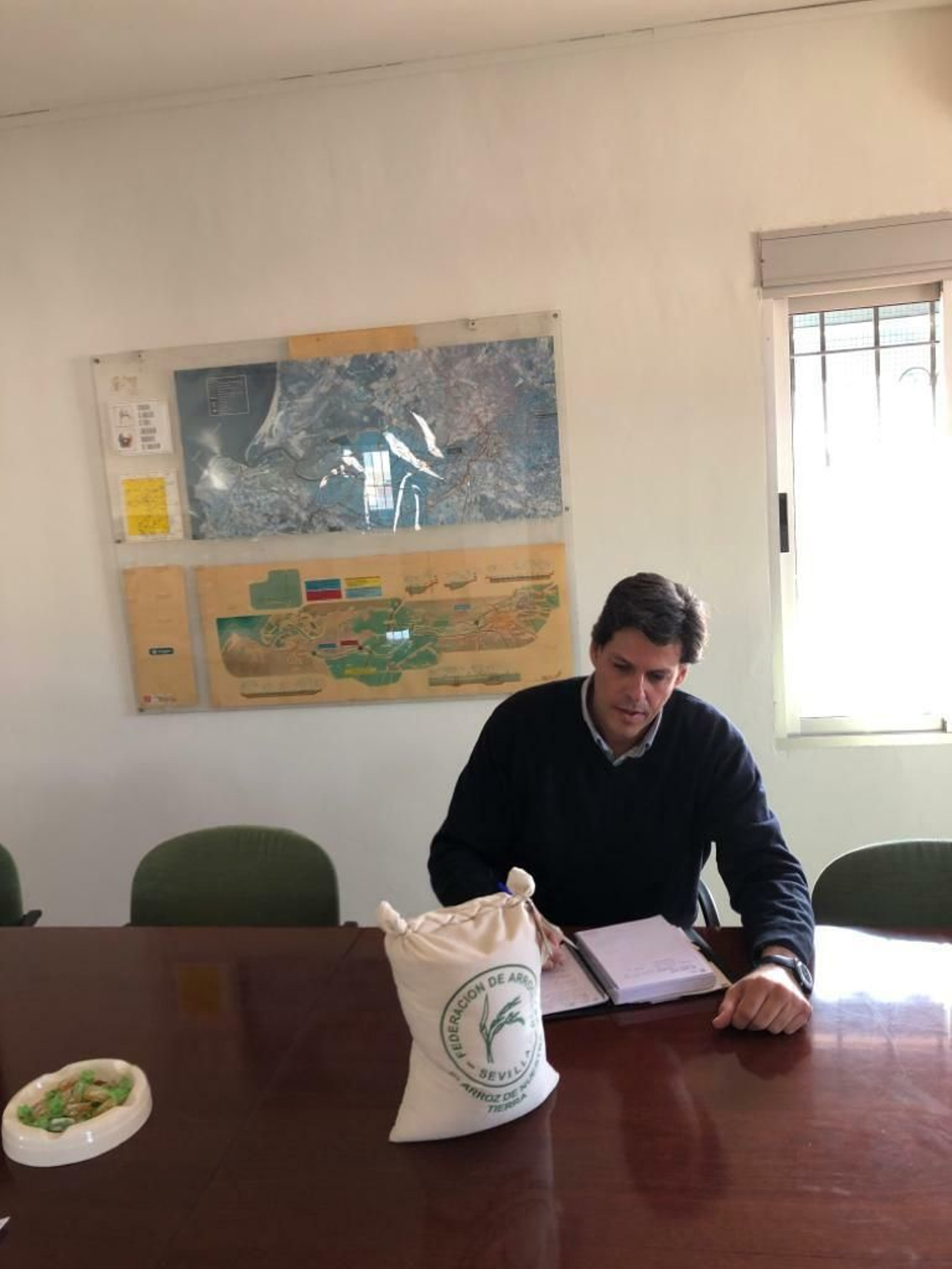 Eduardo Vera, director gerente de la Federación de Arroceros de Sevilla.