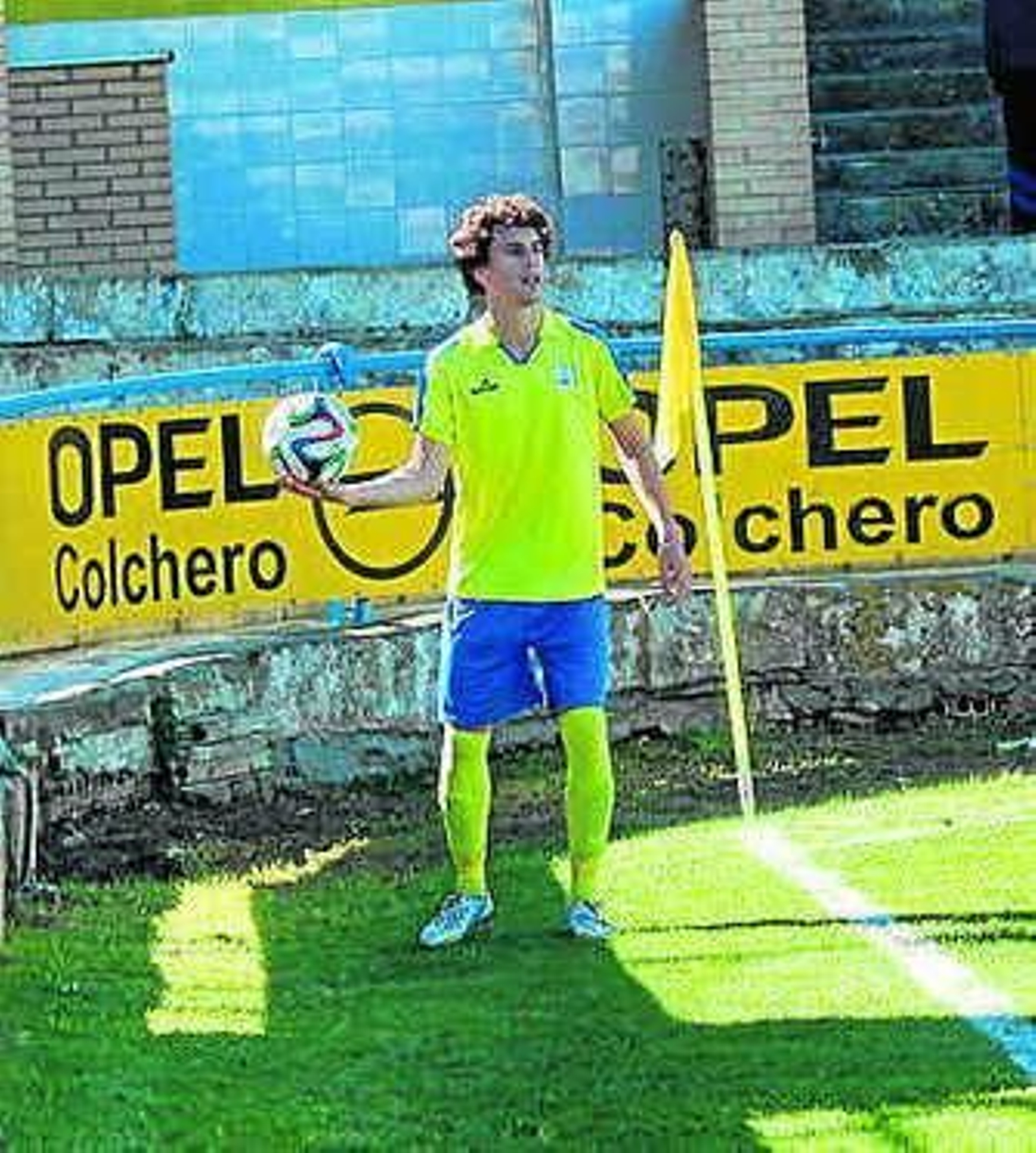 Manu Palancar, con el Coria.