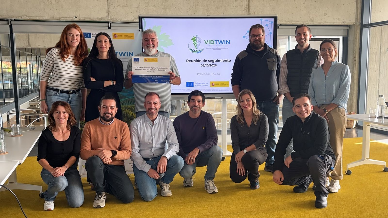 Representantes del Consorcio VidTwin.