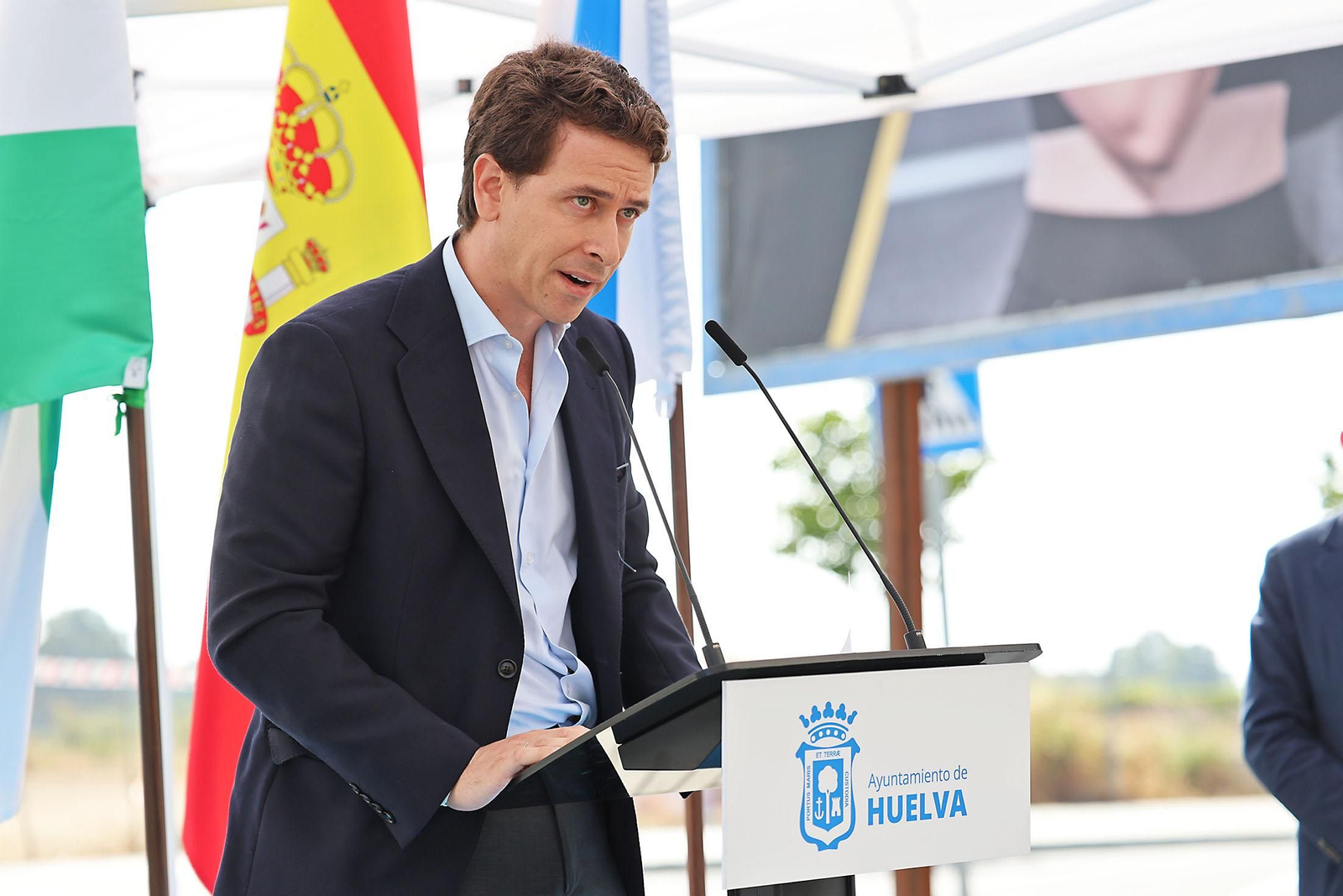 Imágenes del inicio de las obras de urbanización del Ensanche Sur