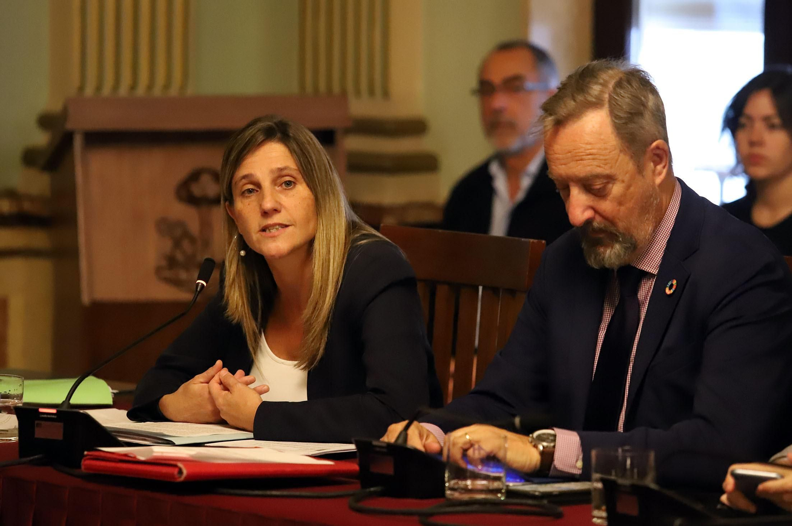 Imágenes del pleno celebrado en el Ayuntamiento de Huelva