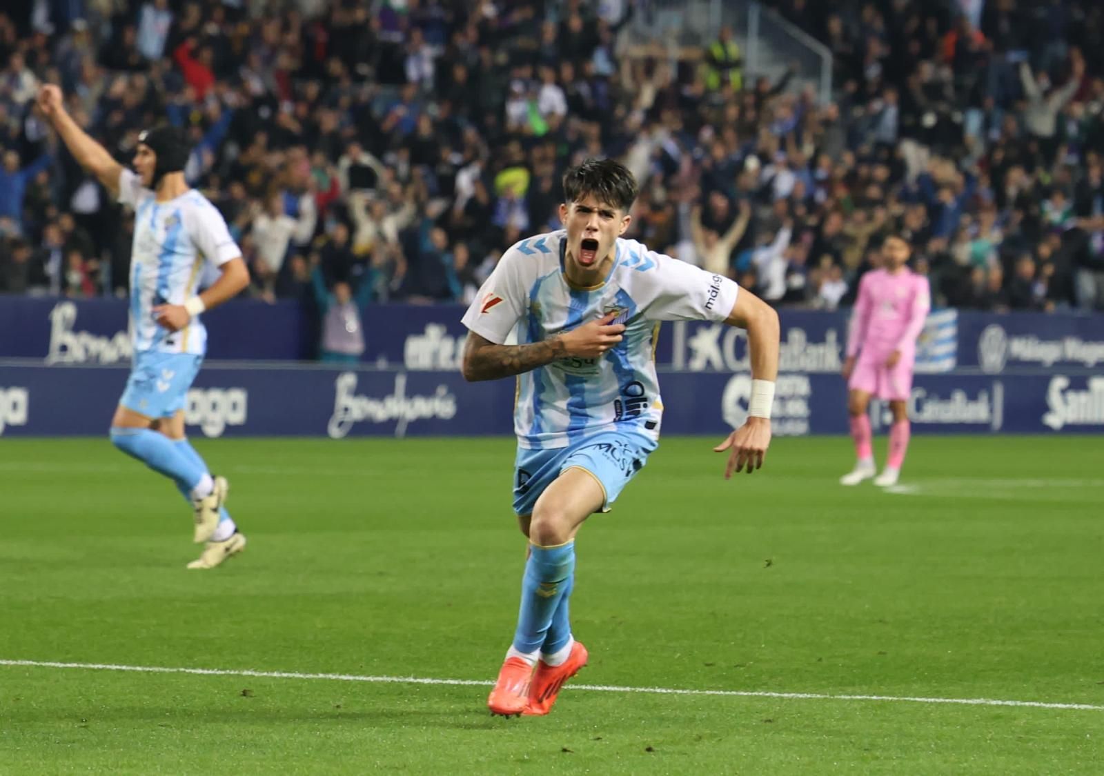 El Málaga CF-Eldense, en fotos