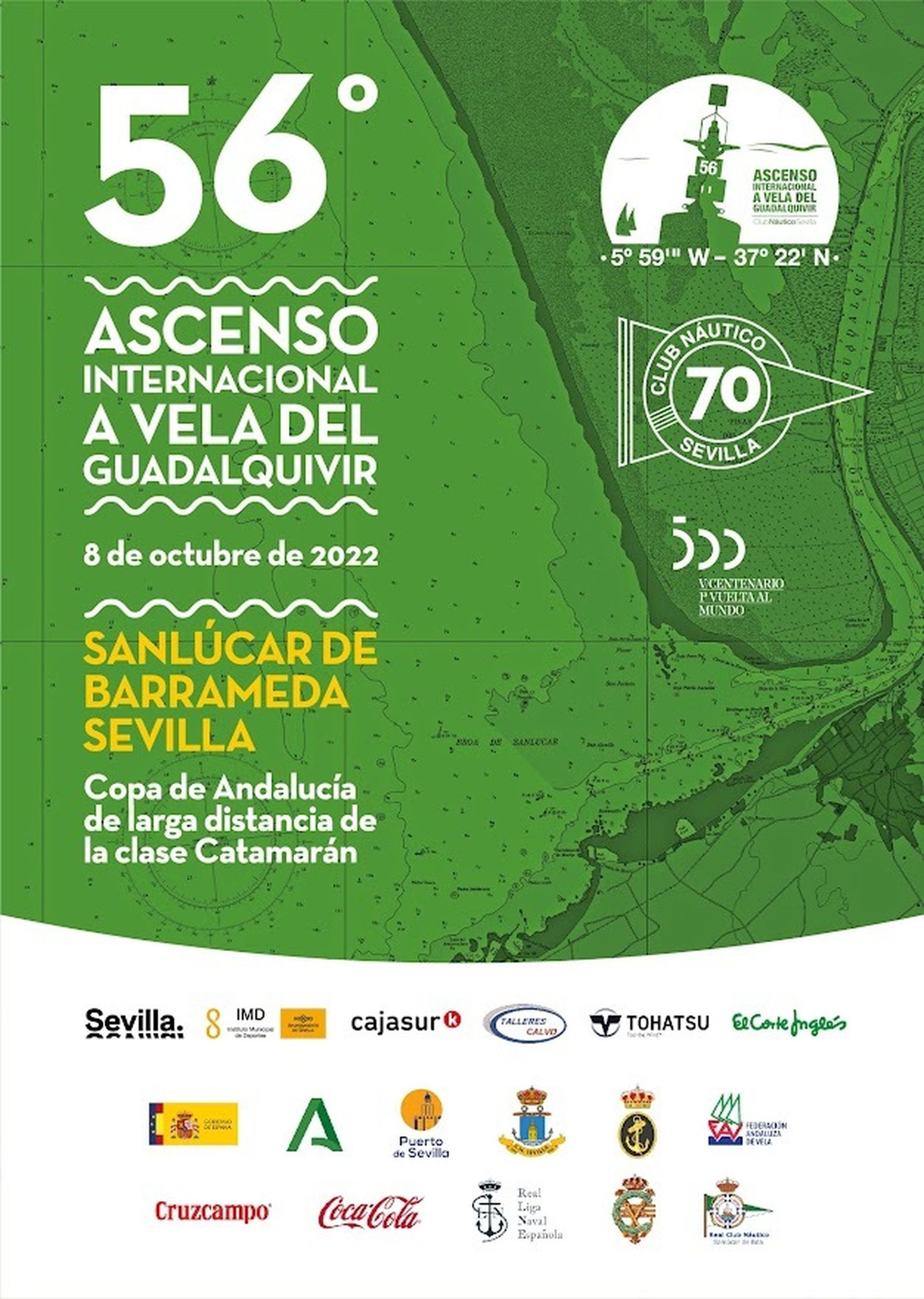 Cartel del Ascenso al Guadalquivir.