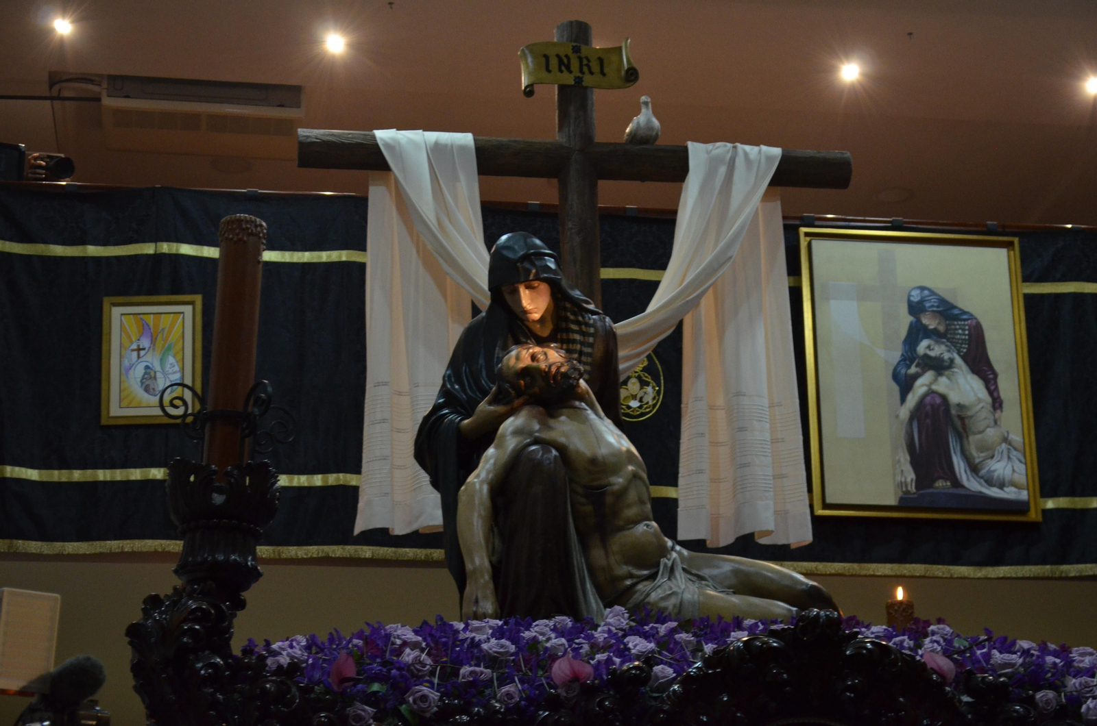 La Piedad en el Viernes Santo en Málaga