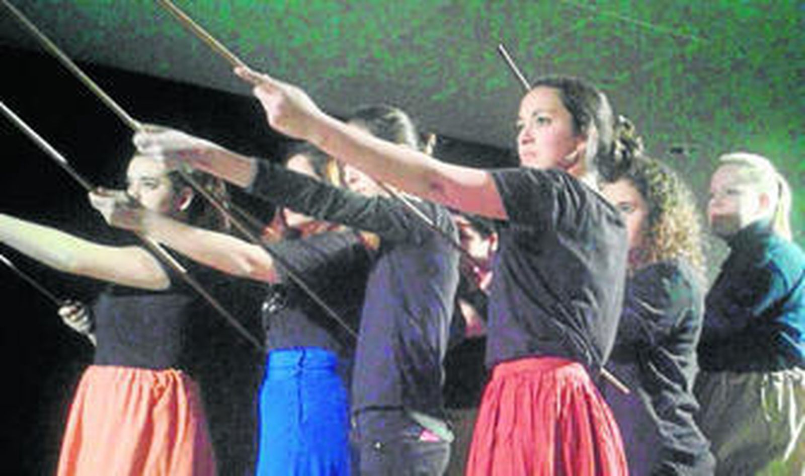 Una representación del encuentro CaixaEscena que se desarrolló el pasado fin de semana.