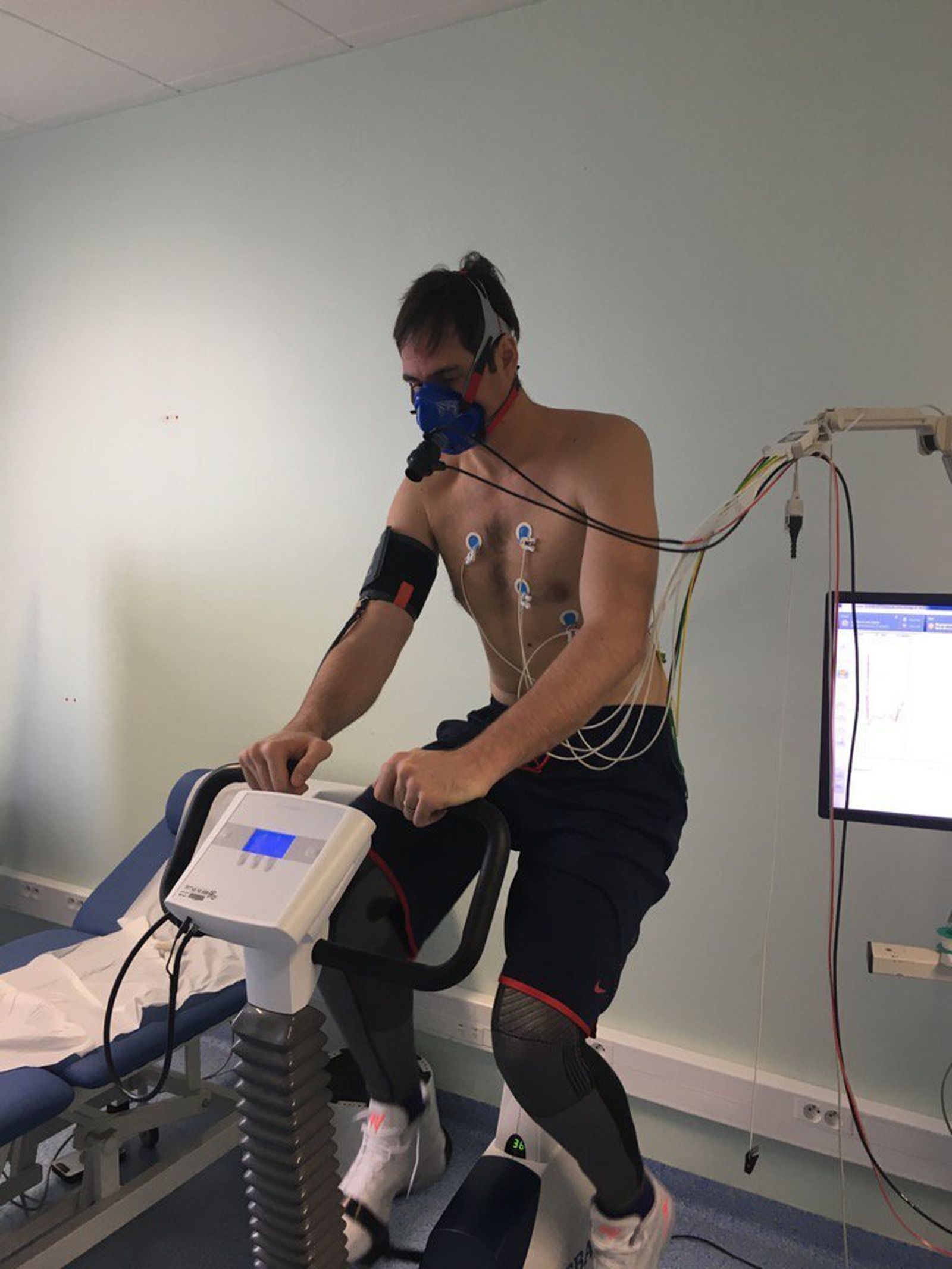 Lorbek, en pleno reconocimiento.