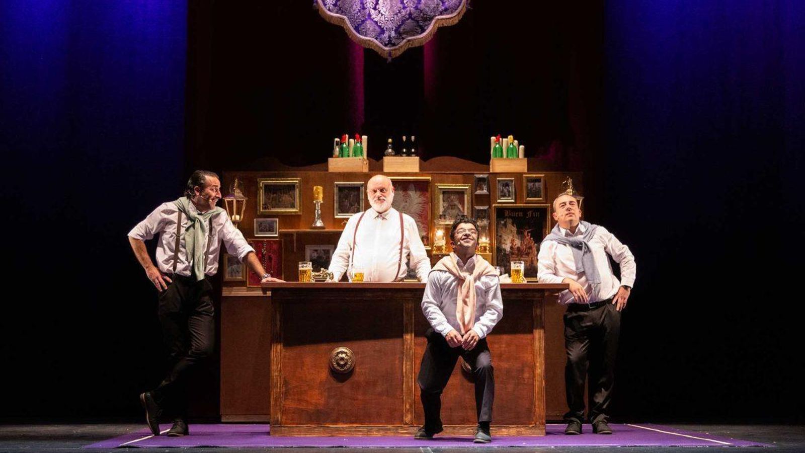 Momento de la representación de El Palermasso