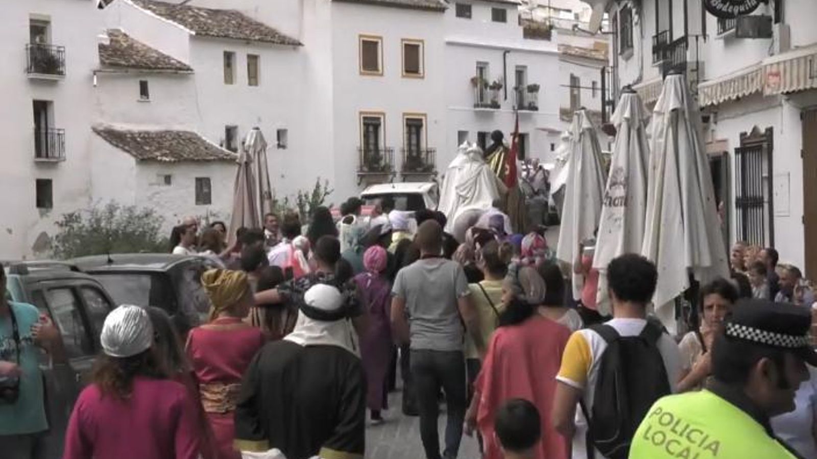 Moros y Cristianos en Setenil.