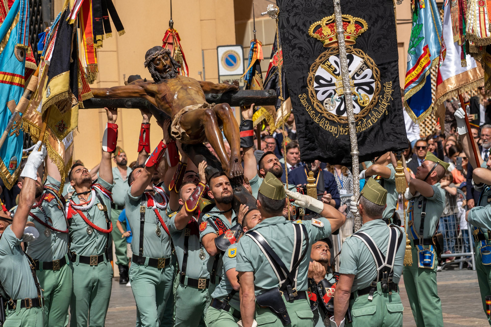 Las fotos de la Legión en la Semana Santa de Málaga 2023 Las fotos de la Legión en la Semana Santa de Málaga 2023