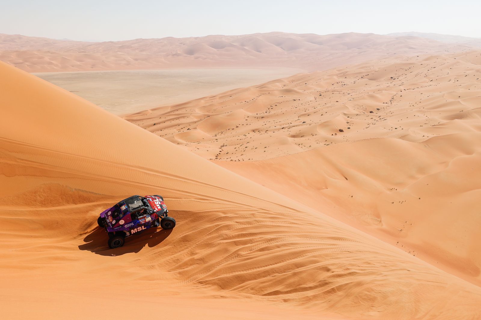 Las mejores fotos del Dakar por las dunas