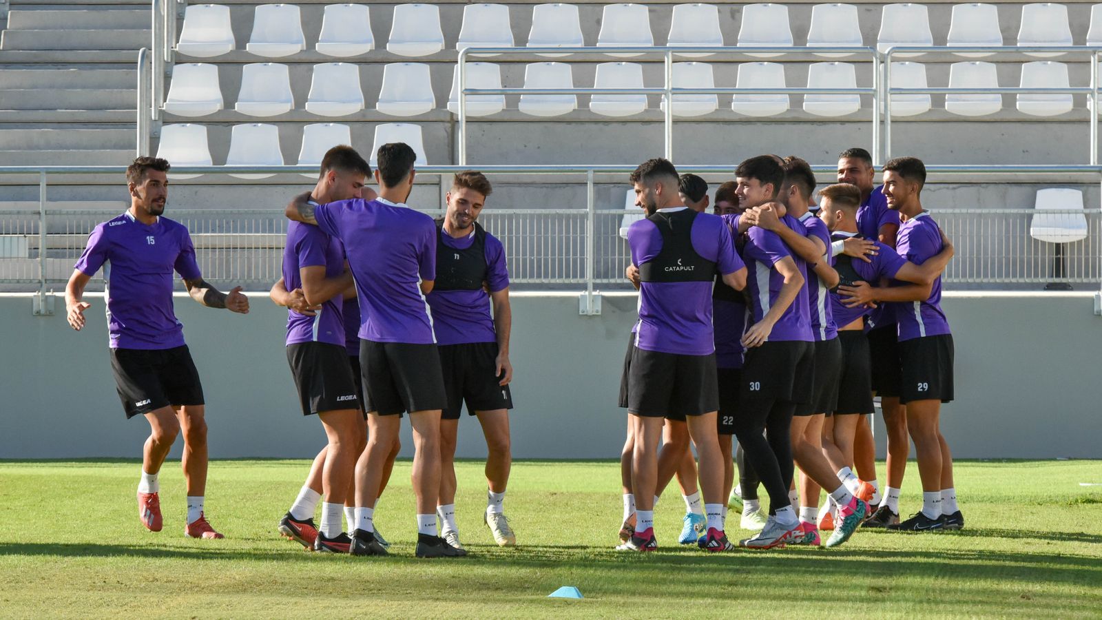 Las fotos del entrenamiento de la Balona previo al partido con el Águilas FC