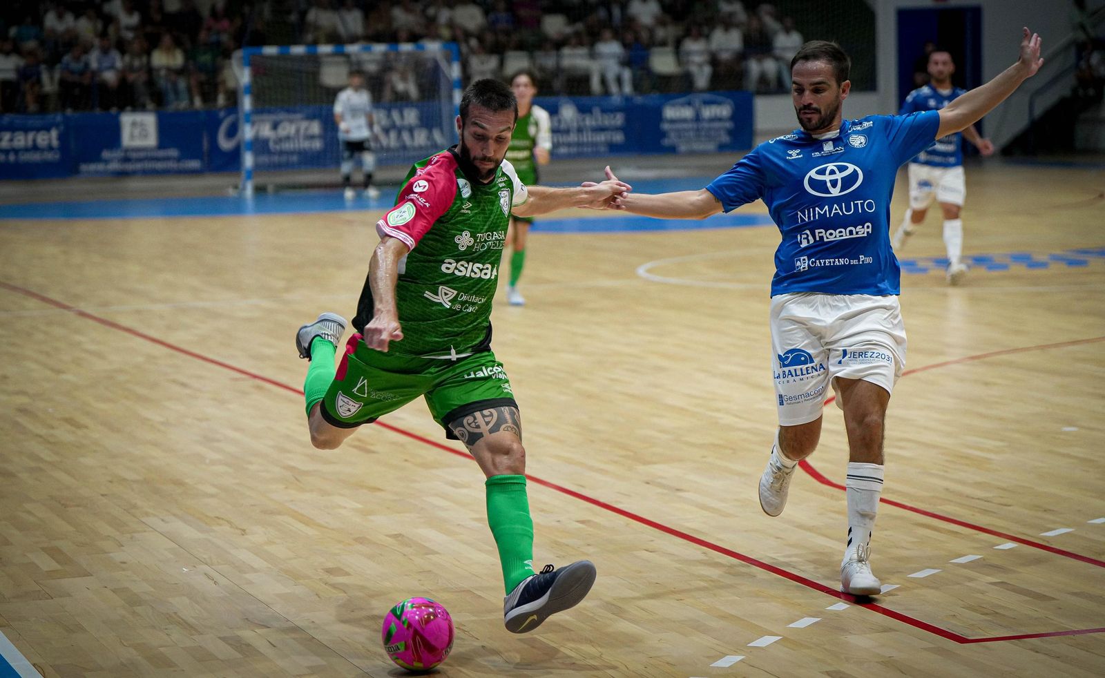 Imágenes del partido de futbolsala entre el Xerez Toyota - Cádiz Virgili