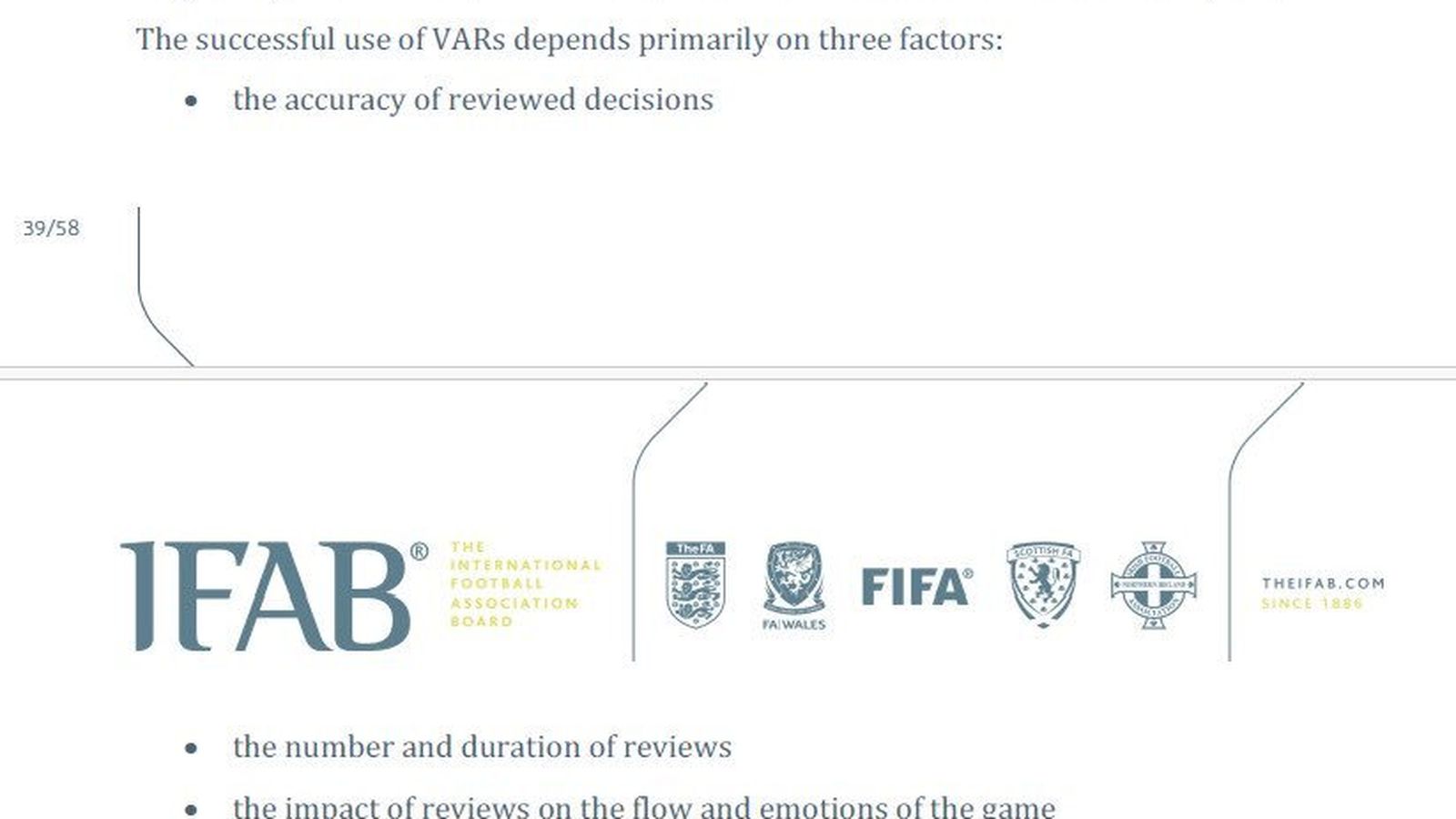 Norma de la International Board.