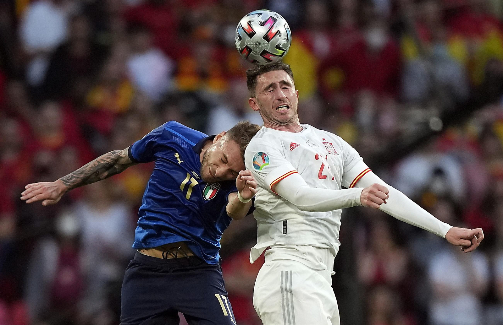 Las imágenes de la semifinal Italia-España de Eurocopa