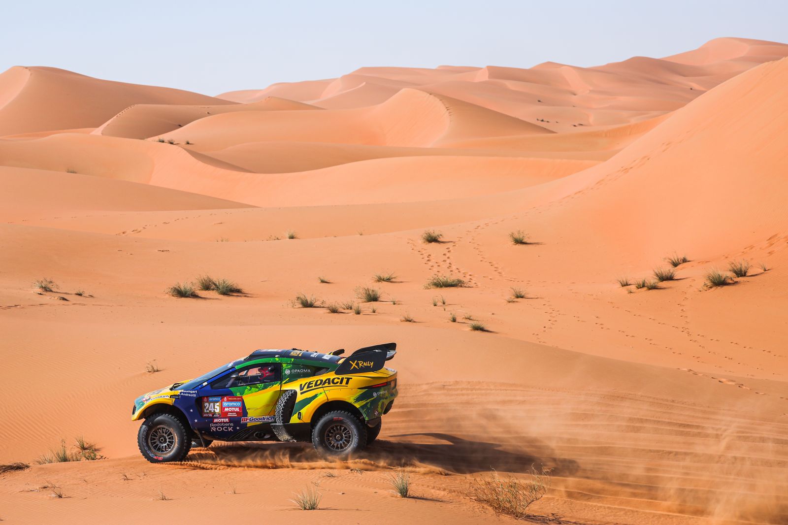 Las mejores fotos del Dakar por las dunas