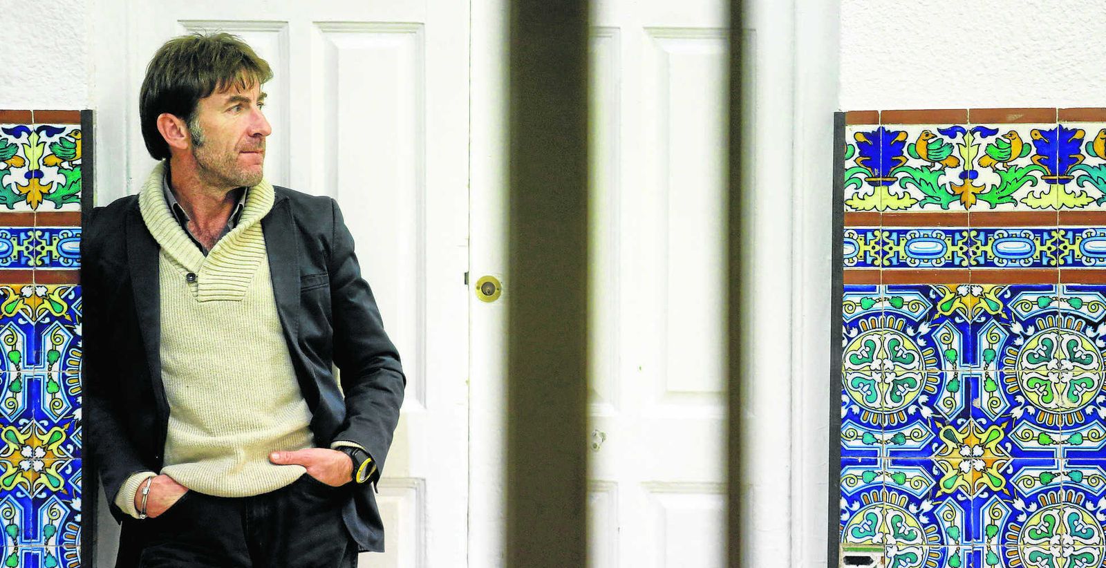 Antonio de la Torre (Málaga, 1968), momentos antes de la entrevista en el centro La Térmica de su ciudad natal.