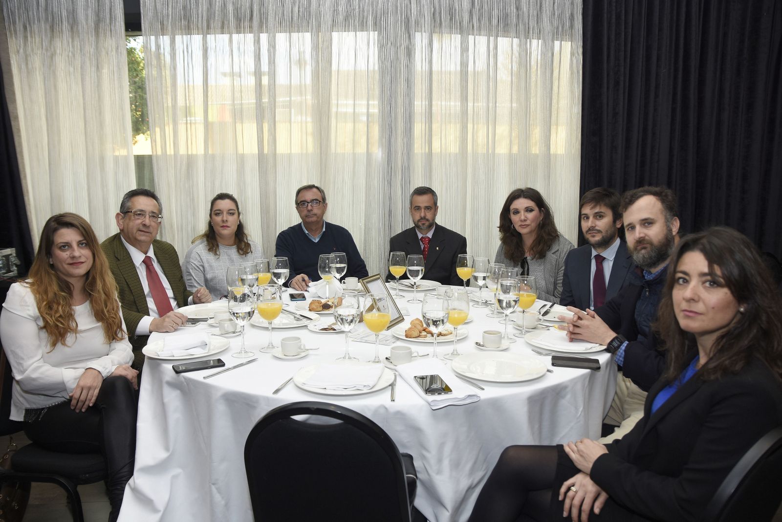 Ivana Bellido, Ricardo Rojas, Inmaculada Cabello, Manuel García, Emilio Muñoz, Natividad Gavira, Félix Almagro, Francisco Castejón y Virginia Aguilar.