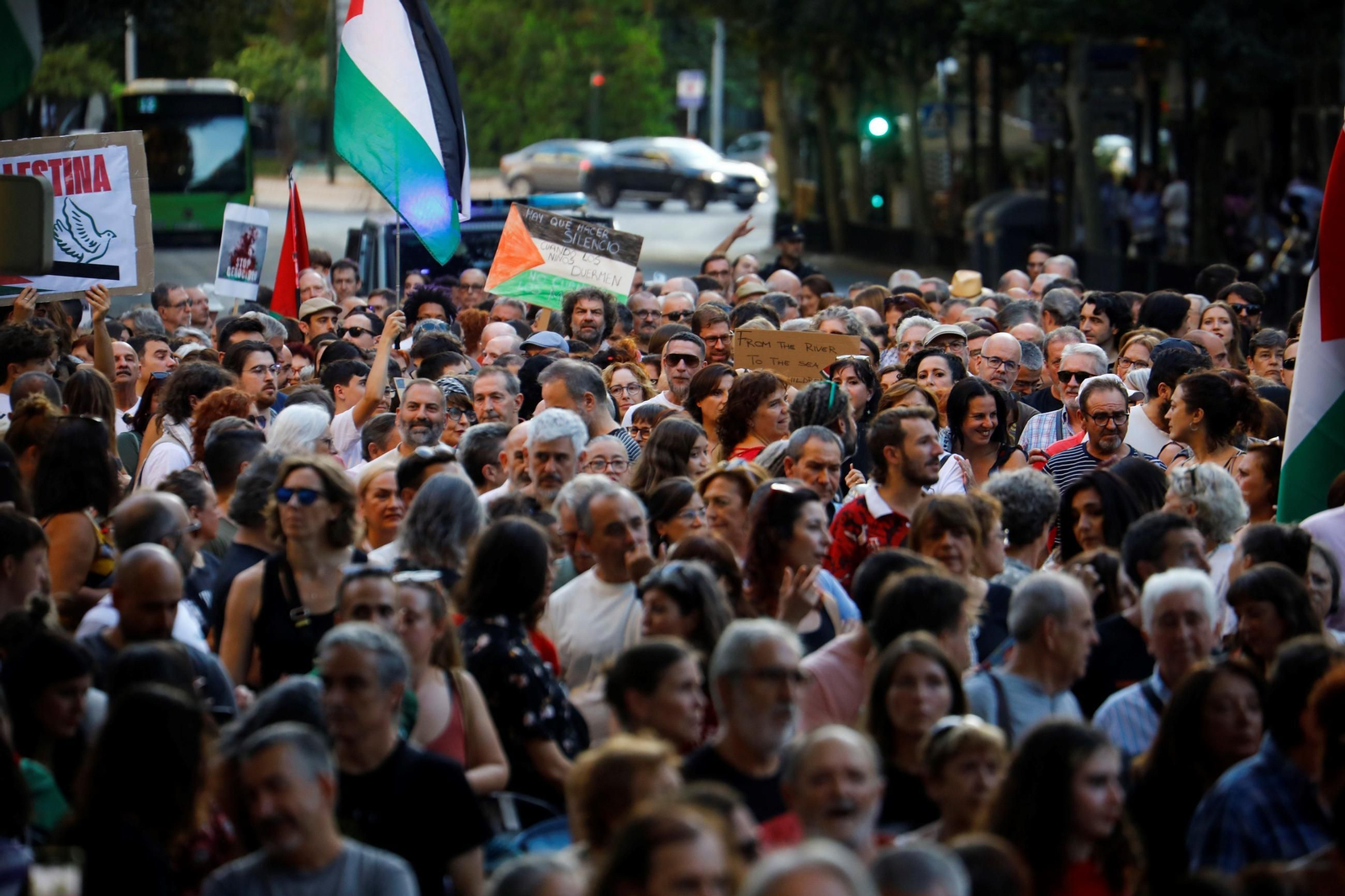 Las imágenes de la manifestación de Córdoba por Gaza