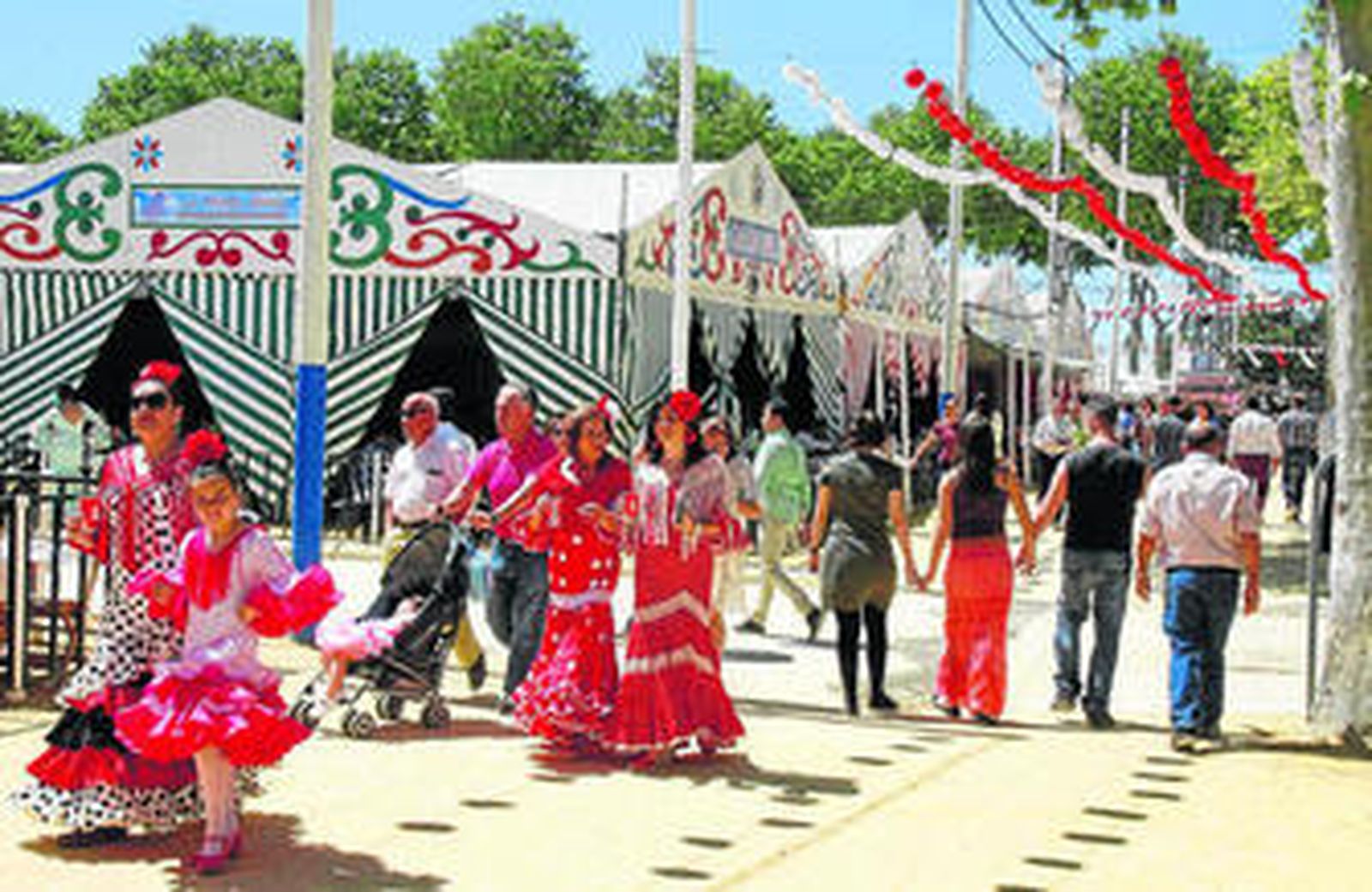 Ayer la afluencia de público a Las Banderas fue menor que en las jornadas anteriores.