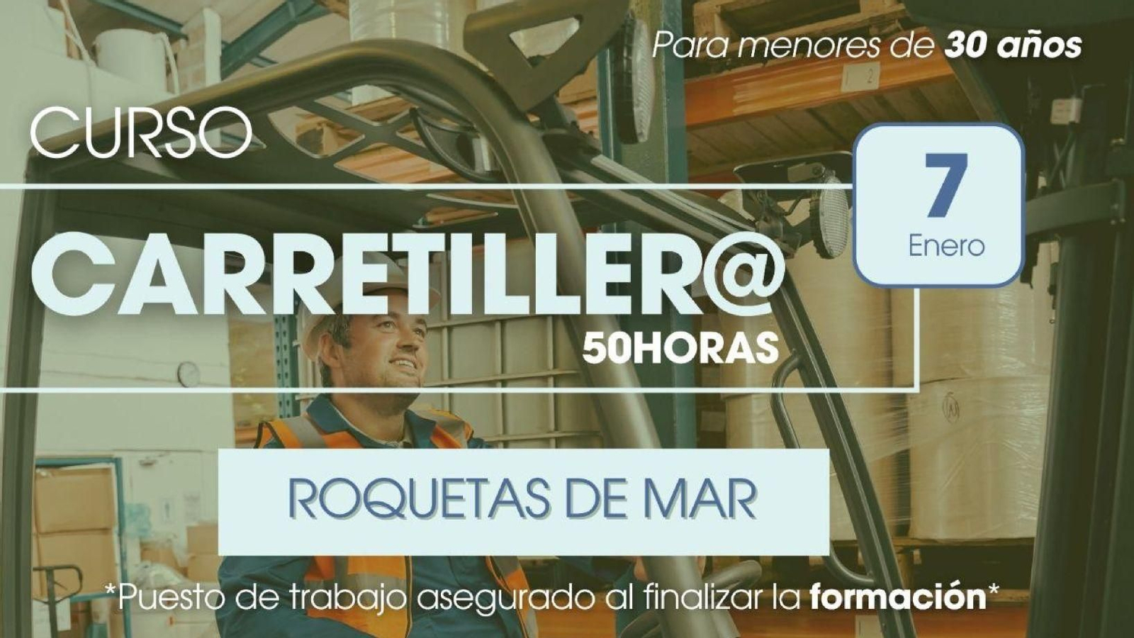 Curso de carretillero en Roquetas de Mar.