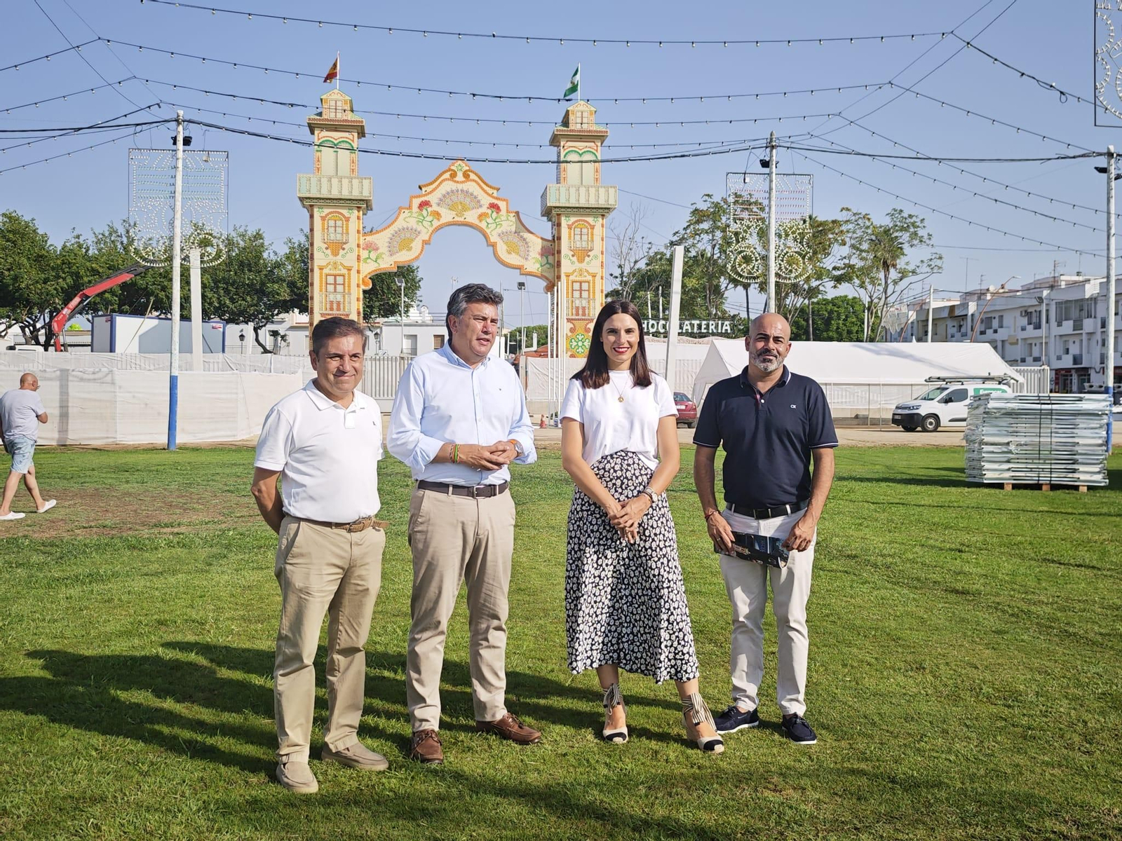 Visita institucional al recinto de La Bella.