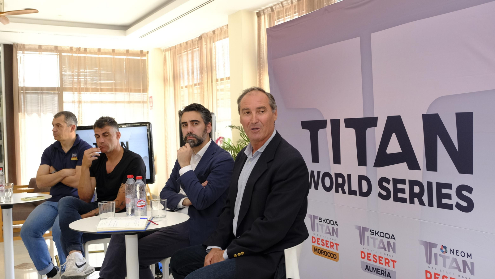 Imágenes de la presentación del Stage Titan World Series, en Almería