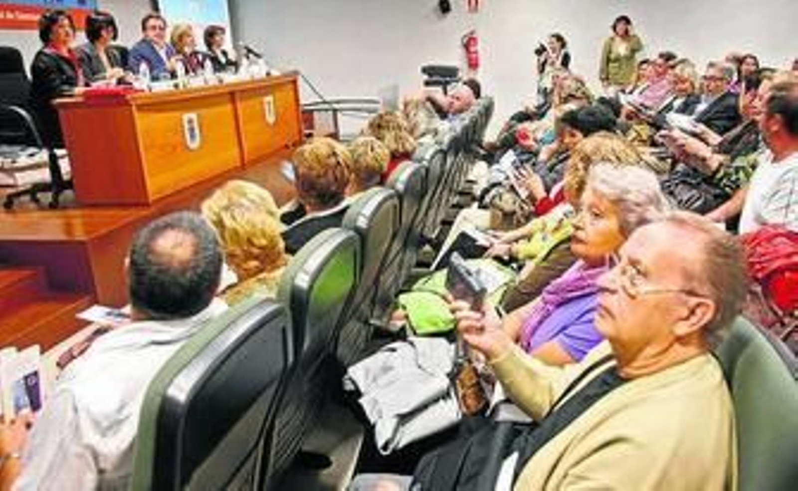 Los alumnos que van a formar parte del Aula de Mayores.
